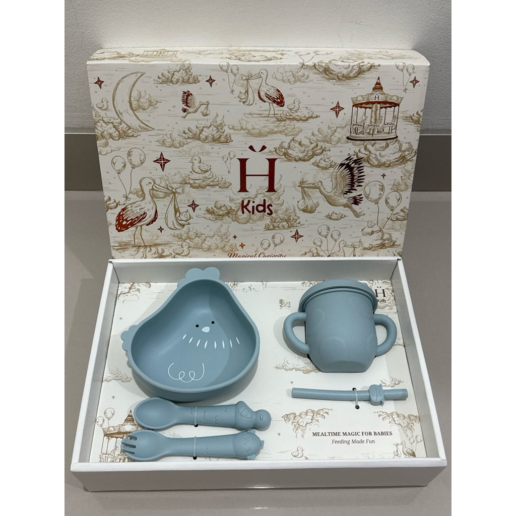 Howel & Co Kids Cup Bowl Mini Blue / Alat Makan Anak Bayi Howel & Co