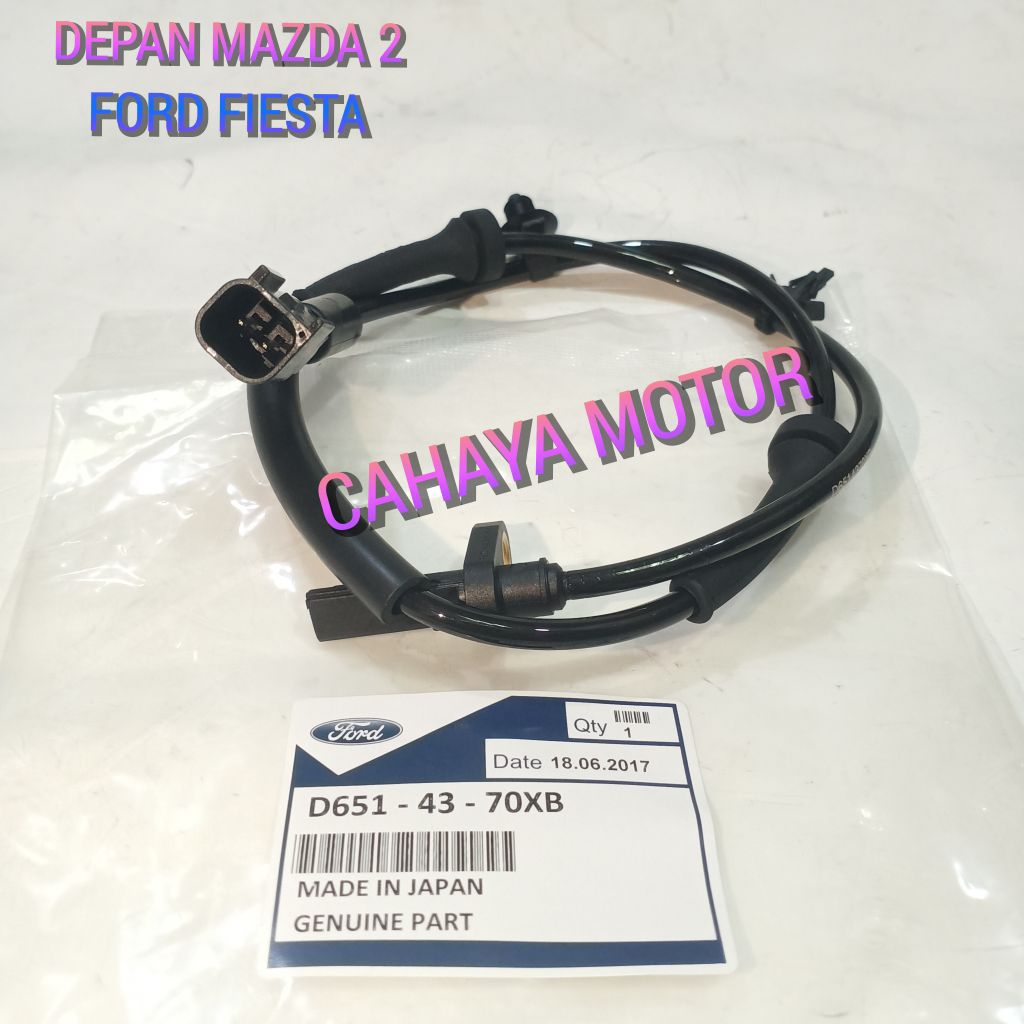 kabel sensor abs kecepatan roda depan front mazda 2 mazda2