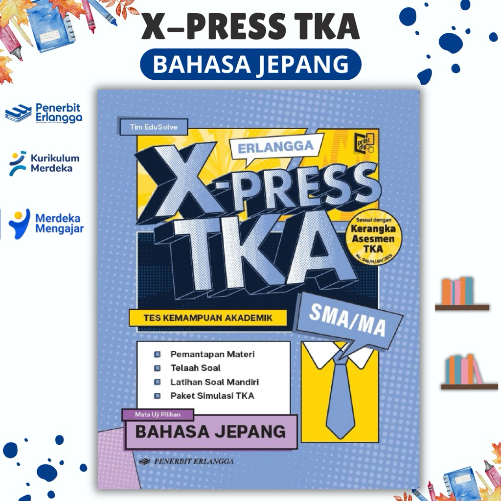 BUKU EXPRESS TKA BAHASA JEPANG - PENERBIT ERLANGGA