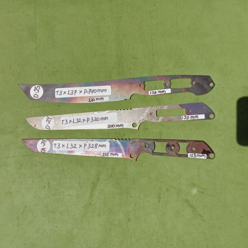 Baja HSS DMO5/CO5/M2/M42 tebal presisi 3mm