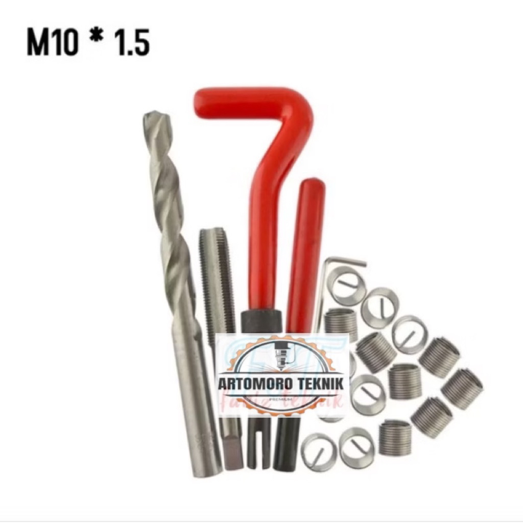 repairt drat baut 14 Kasar. M10×1.5 Recoil Set Tap Bor Alat Recoil Komplit