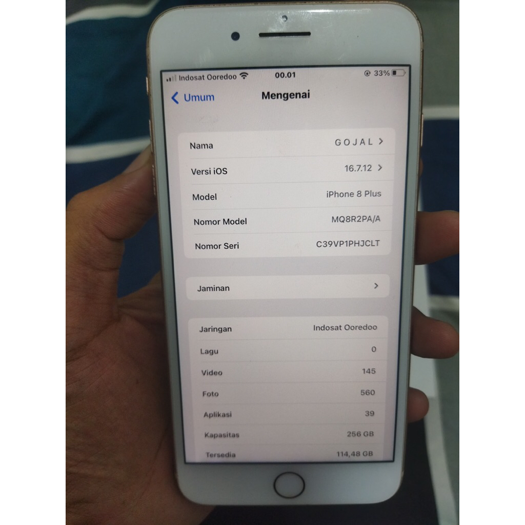 iPhone 8 plus 256 ibox original