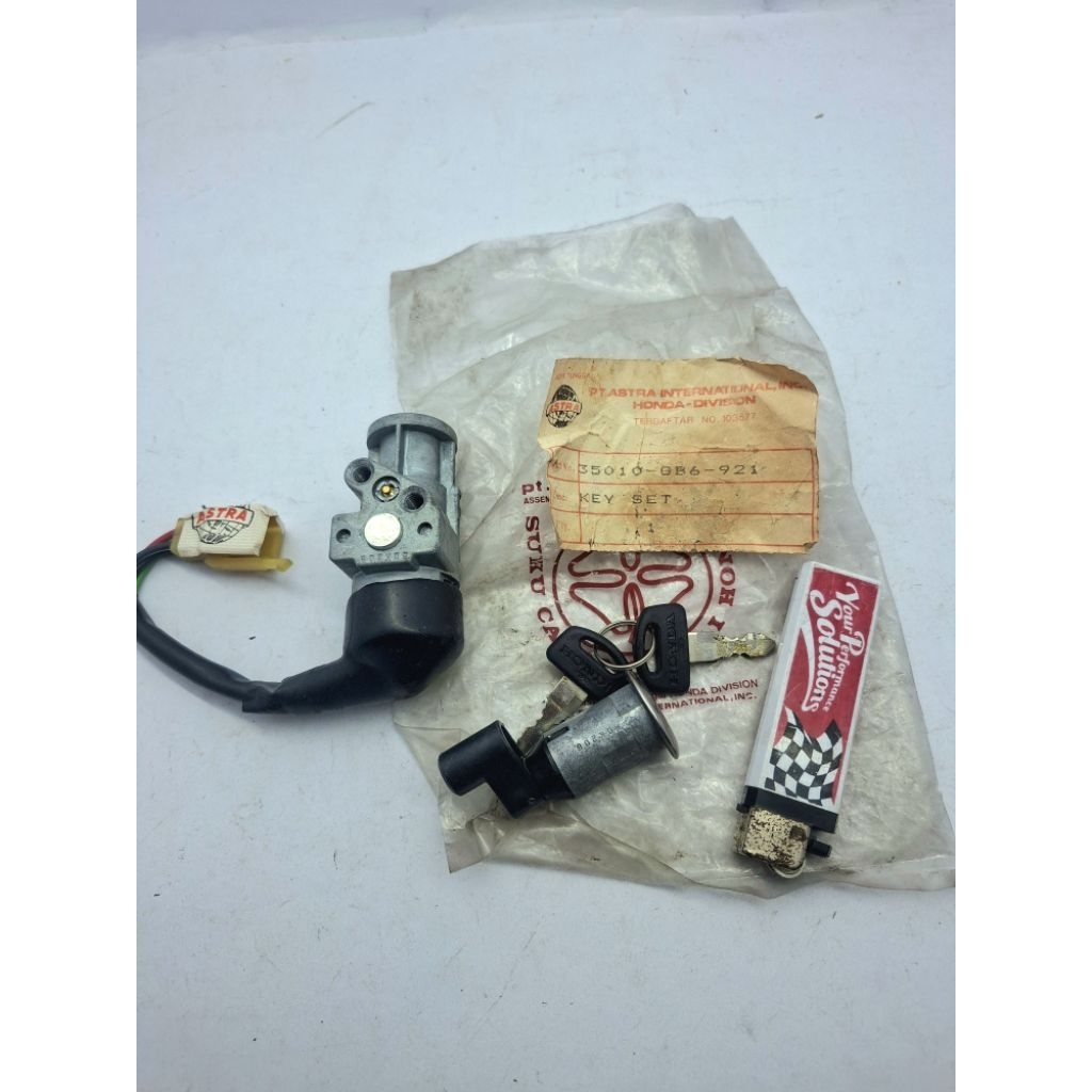 kunci kontak set keyset HONDA ASTREA800 FAME ASDAP NOS Original 35010-GB6-921