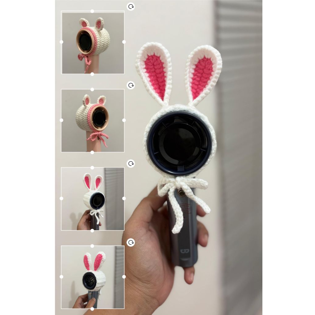 sarung kipas rajut goodojoq/head cover rajut/model kucing