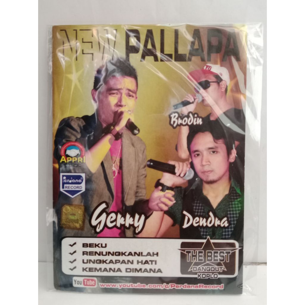 VCD Dangdut New Pallapa Beku The Best Gerry Brodin Dendra