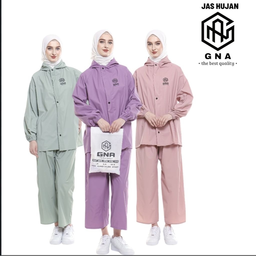 Jas hujan pria dan wanita original GNA
