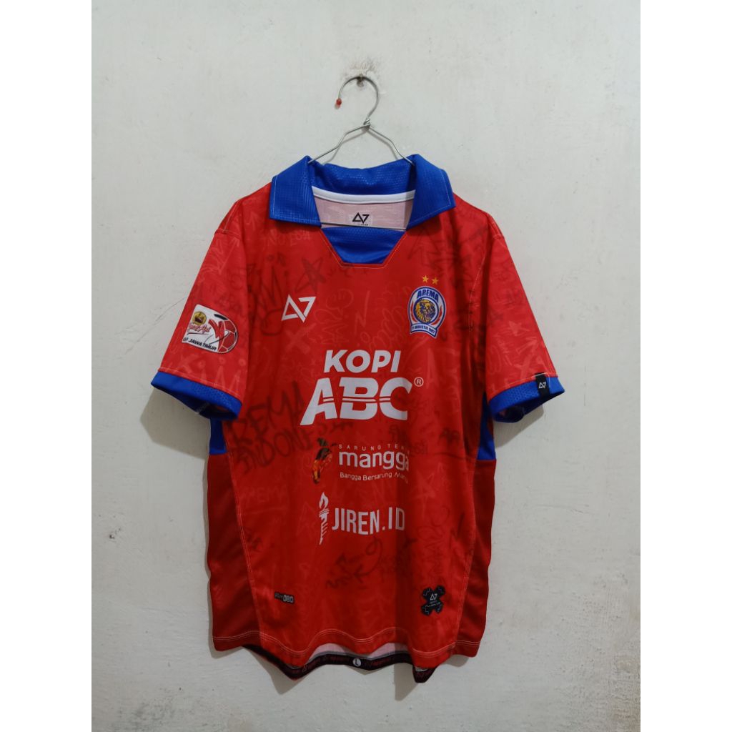 Jersey Arema Malang Indonesia 3rd Third Liga 4 Jawa Timur 2024 Original Player Issue