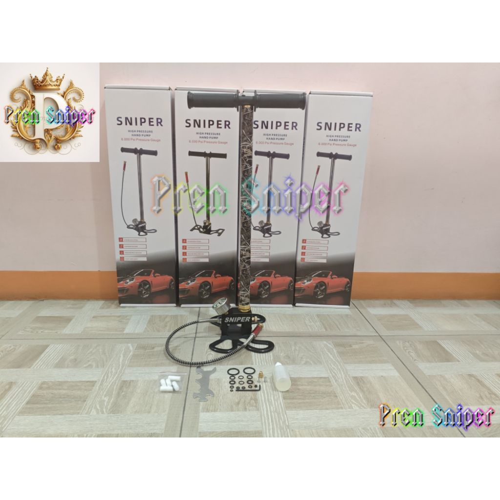 Pompa PCP Original Kaki Lipat Kupu Kupu Butterfly Chamber Besar Tekanan 6000psi Import, Pompa Pengis