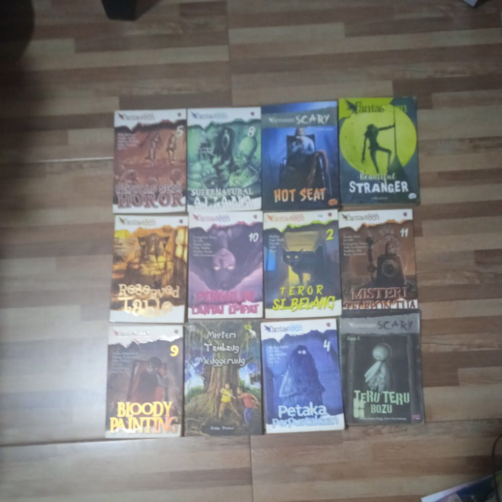novel horor fantasteen (bekas)