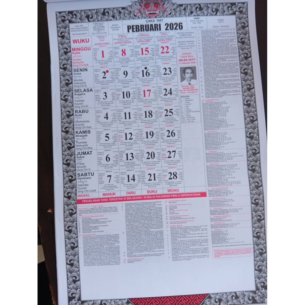 kalender saka bali 2026