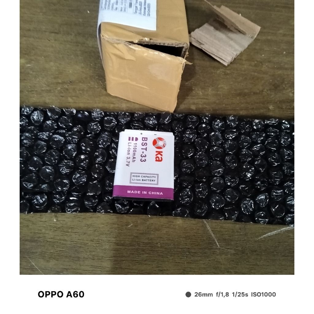 Baterai Hp Sony Ericsson BST-33 Merk KA