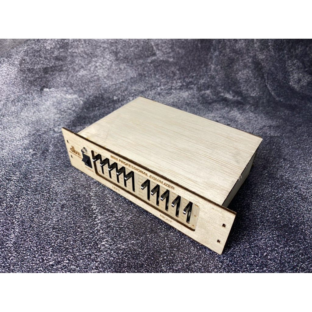Miniatur Equalizer 10 Channel Stereo 12 Volt