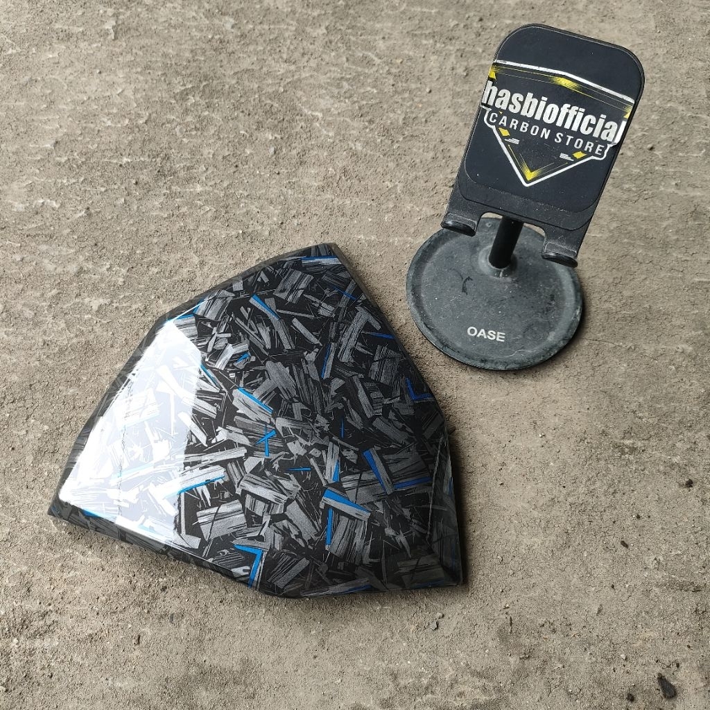 VISOR VARIO 125 150 LED OLD CARBON FORGED BIRU