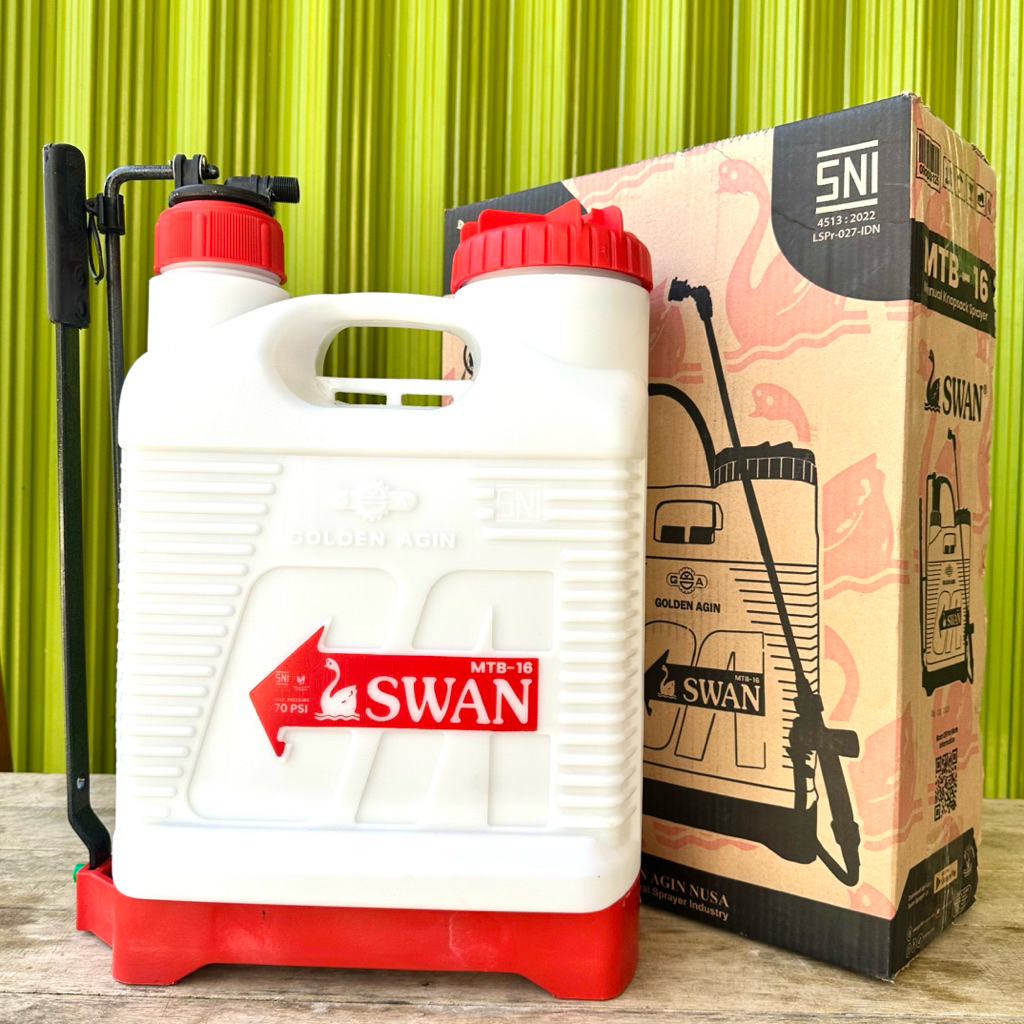 Tangki Manula SWAN MTB-16 Kapasitas 16 Liter - Sprayer Manual Swan SNI - Original Produk