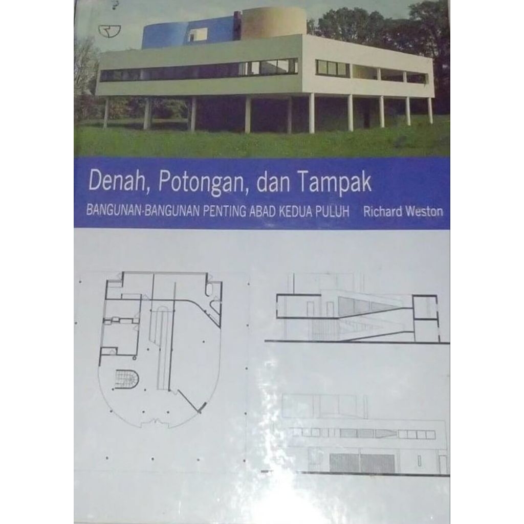 Denah, Potongan, dan Tampak Bangunan – bangunan Penting Abad ke-20