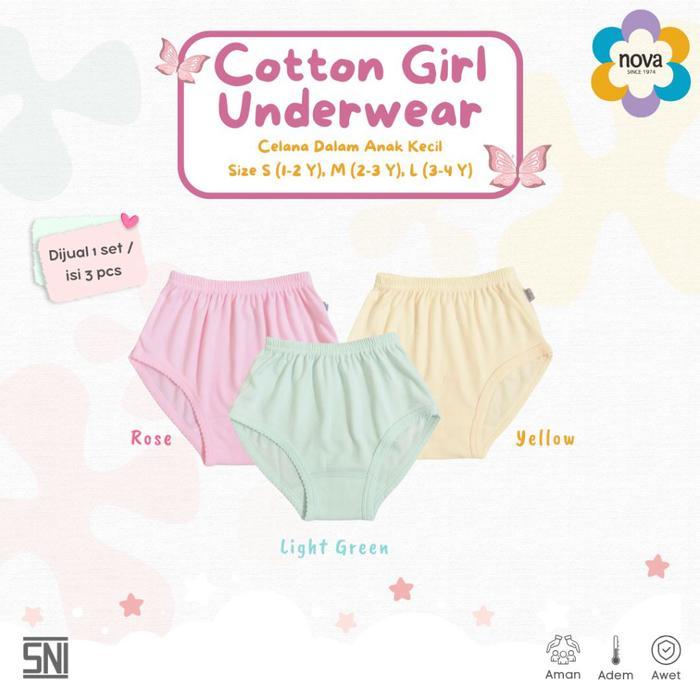 Nova Celana Dalam Anak Perempuan (1pcs) - Celana dalam - Lavie baby house
