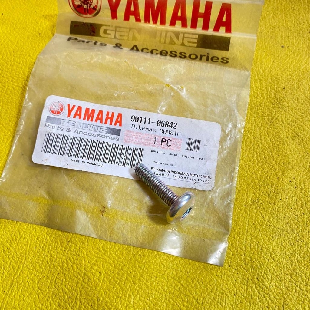 Baut bolt L hack socket button Yamaha Vixion 90111-06842