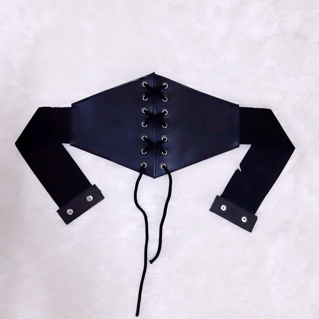 (MGS) BELT WANITA OBI BESAR LEBAR / OBI BELT KOREA /SABUK GESPER BELT OBI ELASTIS LIPAT VARIASI TALI