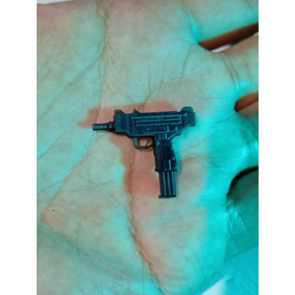 Uzi 3 Blade weapon untuk Kitbash Action Figure Muff Toys Notaman Shf NWToys Vtoys Romankey Marvel Le