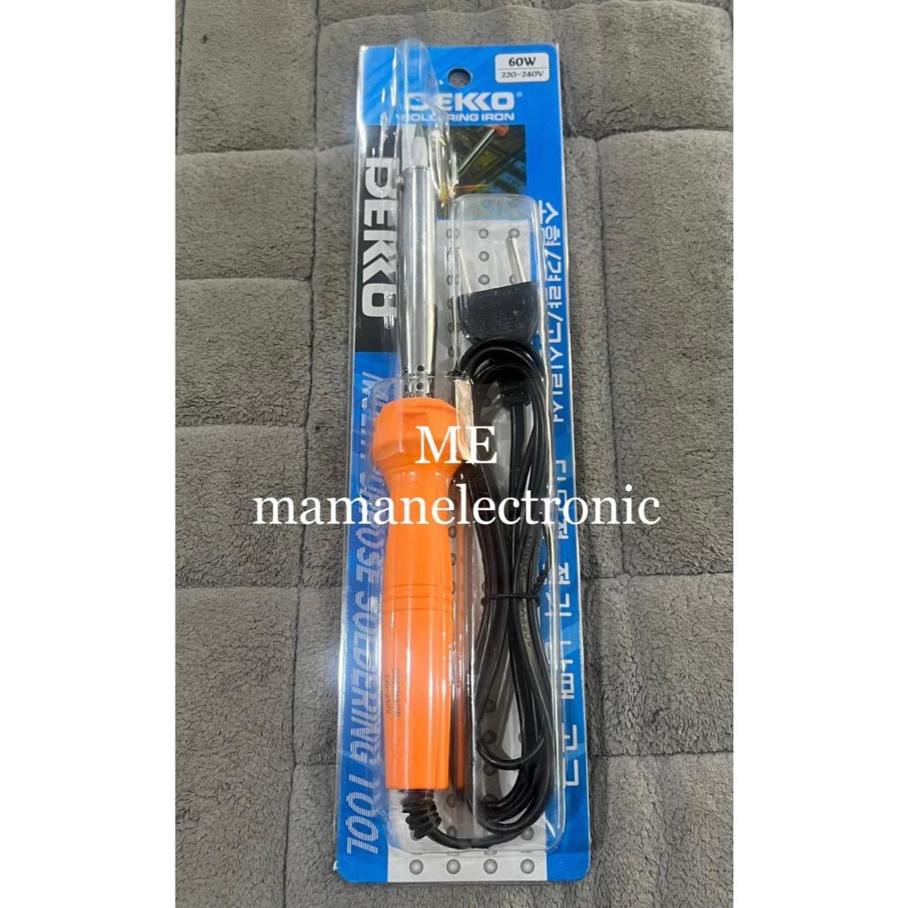 Solder Dekko 60W DS60N Asli Deko DS60 N 60Watt 60 W Watt Wat Soldering Iron Dekko DS 60N Asli Ori Or