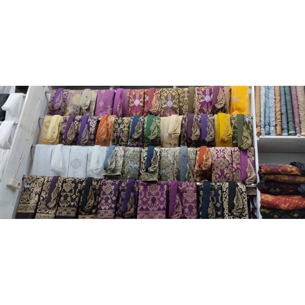 Set Couple Setelan Songket Endek Bali Premium