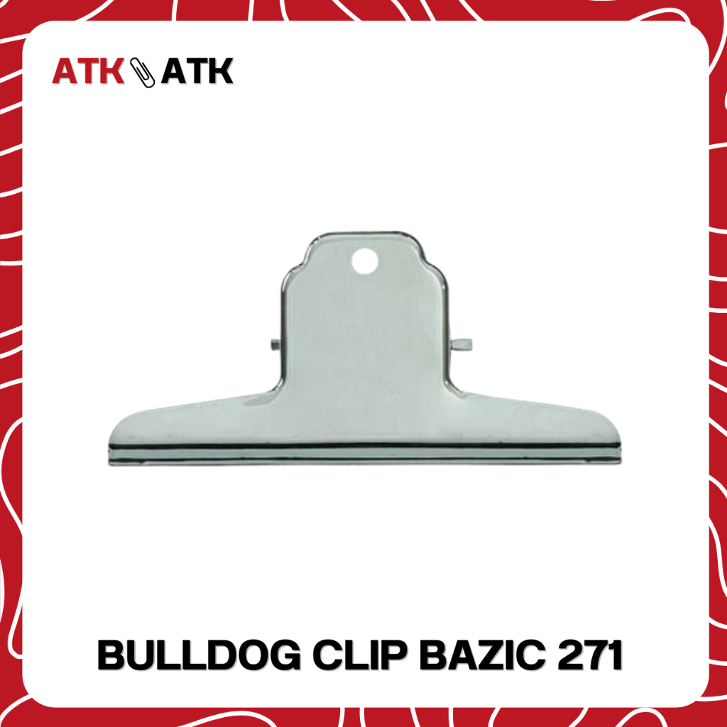 [PCS] KLIP KERTAS / BULLDOG CLIP BAZIC 271