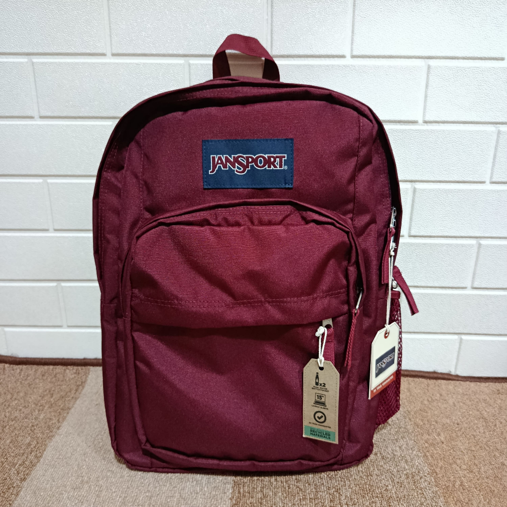 Tas Jansport Big Day Pack Backpack Russet Red Original Ransel Pria Wanita Sekolah Campus Unisex