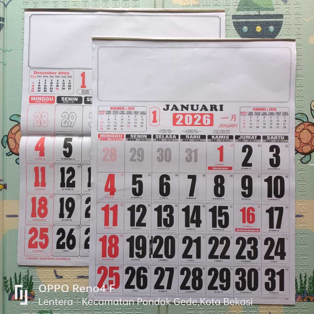 KALENDER KERJA JUMBO 2026 UMUM