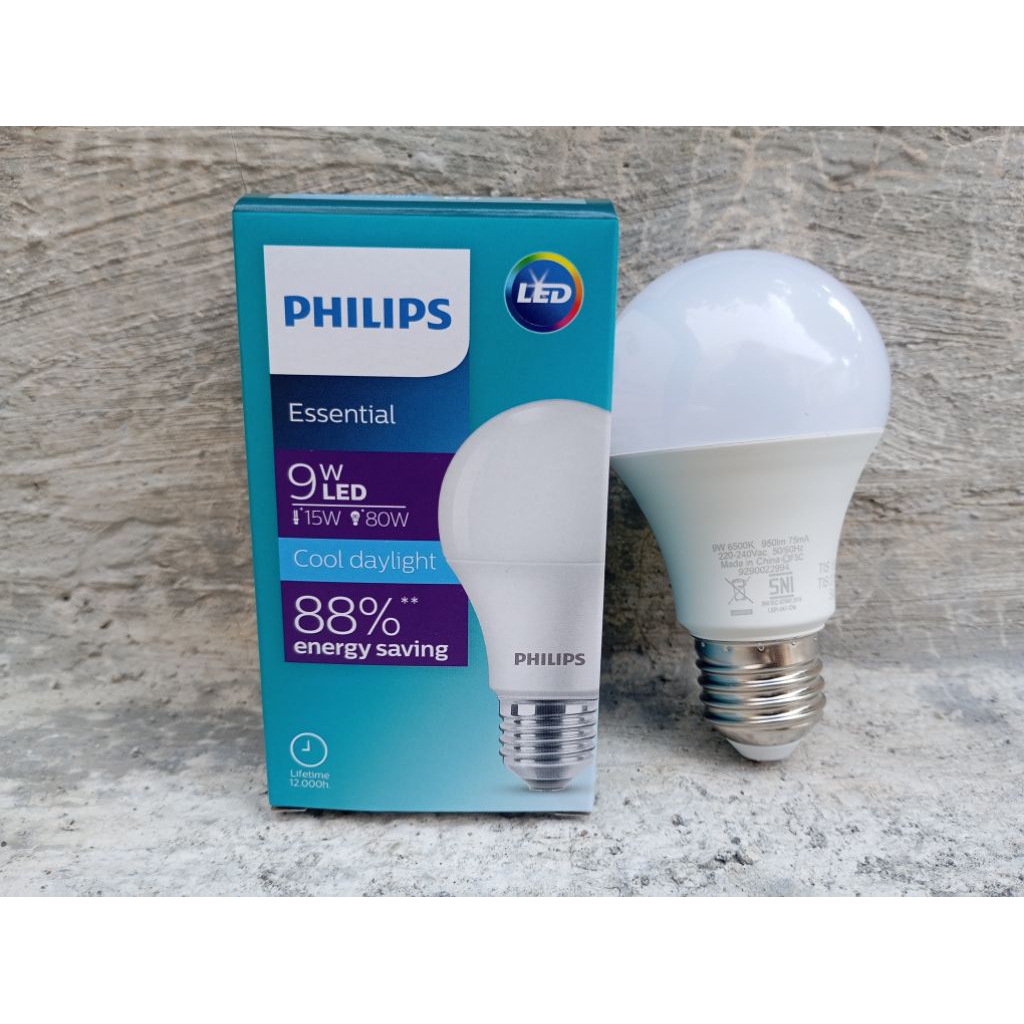 Philips Lampu LED Essential 3Watt/5Watt/7Watt/9Watt-Terlariss, Termurahh!!!
