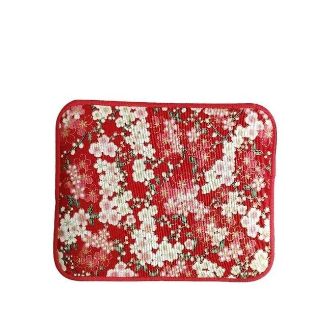 Daiso Mouse Pad Japanese Style Motif Bunga Mousepad Souvenir Oleh Oleh Jepang