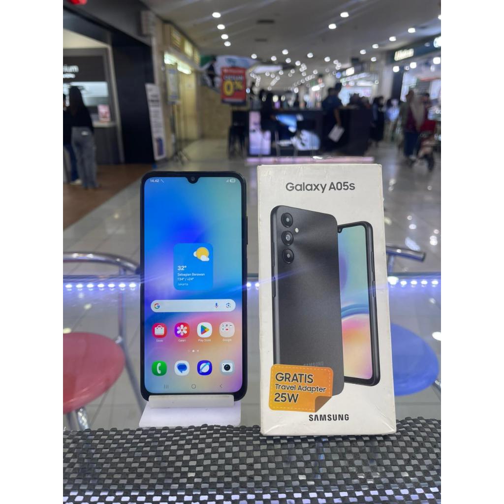 SAMSUNG GALAXY A05S 6/128GB SECOND SEKEN BEKAS RAM 6 INTERNAL 128