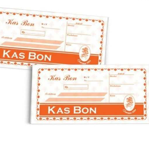 (1 Pcs)  Buku Kas Bon Bamboo 50 Lembar Bon Keuangan