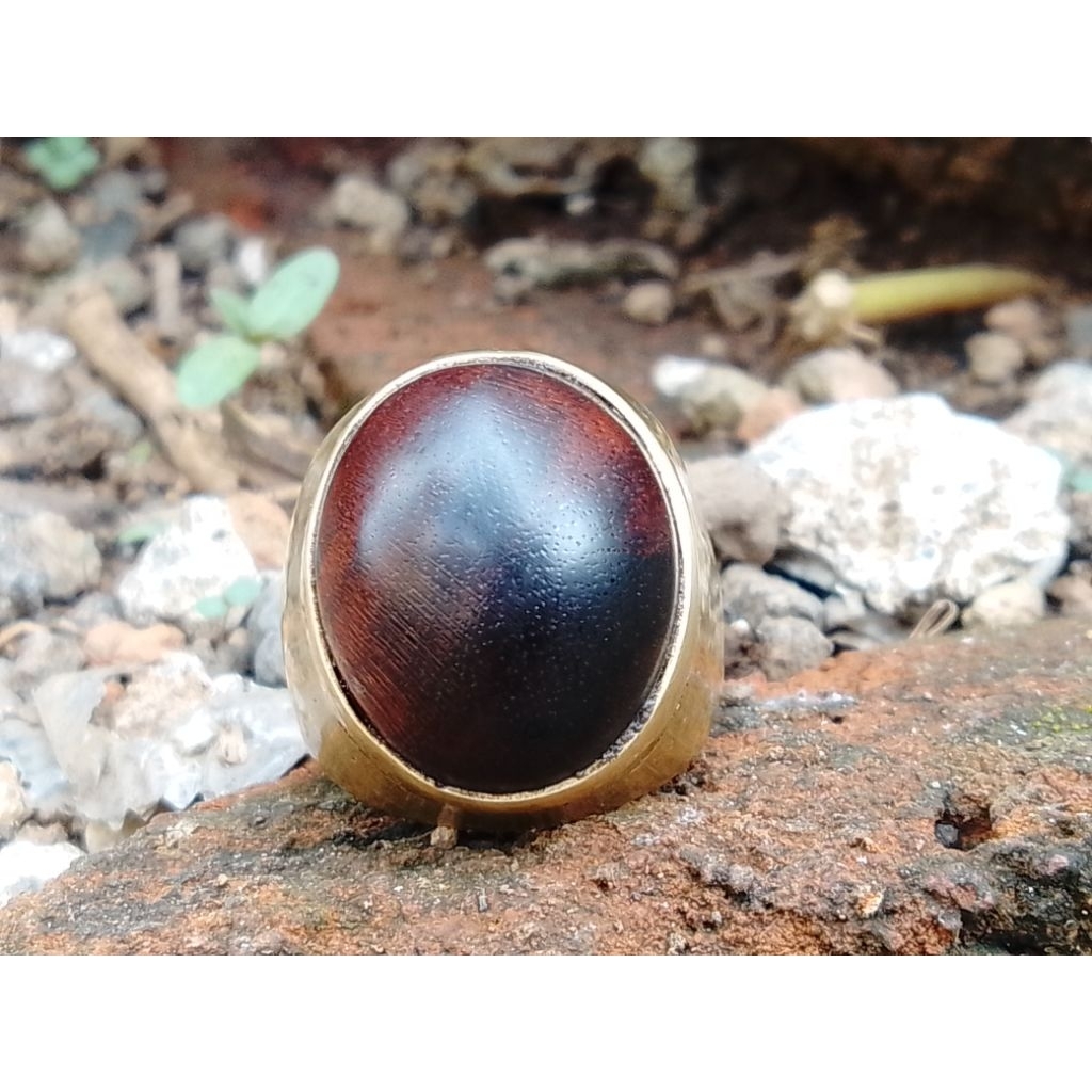 cincin pria cincin akik cincin galih kayu kelor Wulung aktif