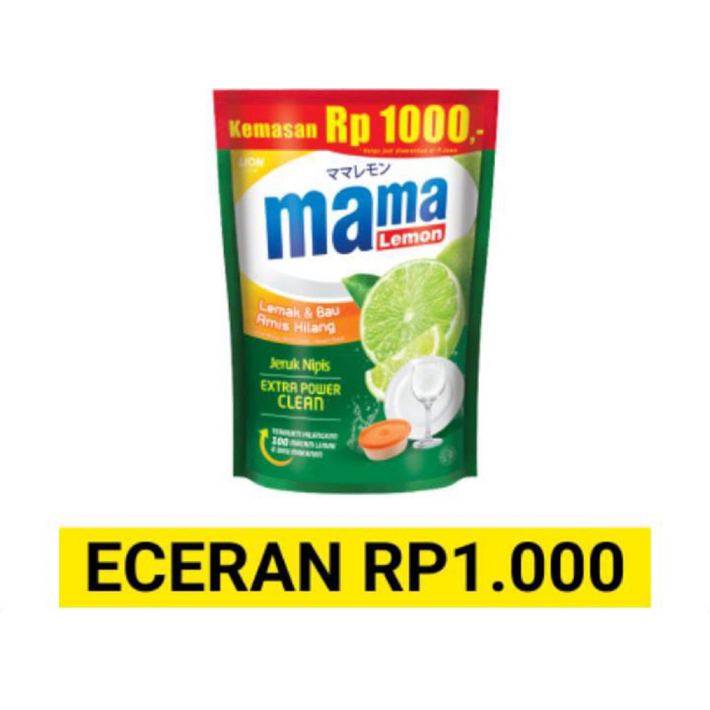 (1 DUS ISI 72 PCS) MAMA LEMON 1000