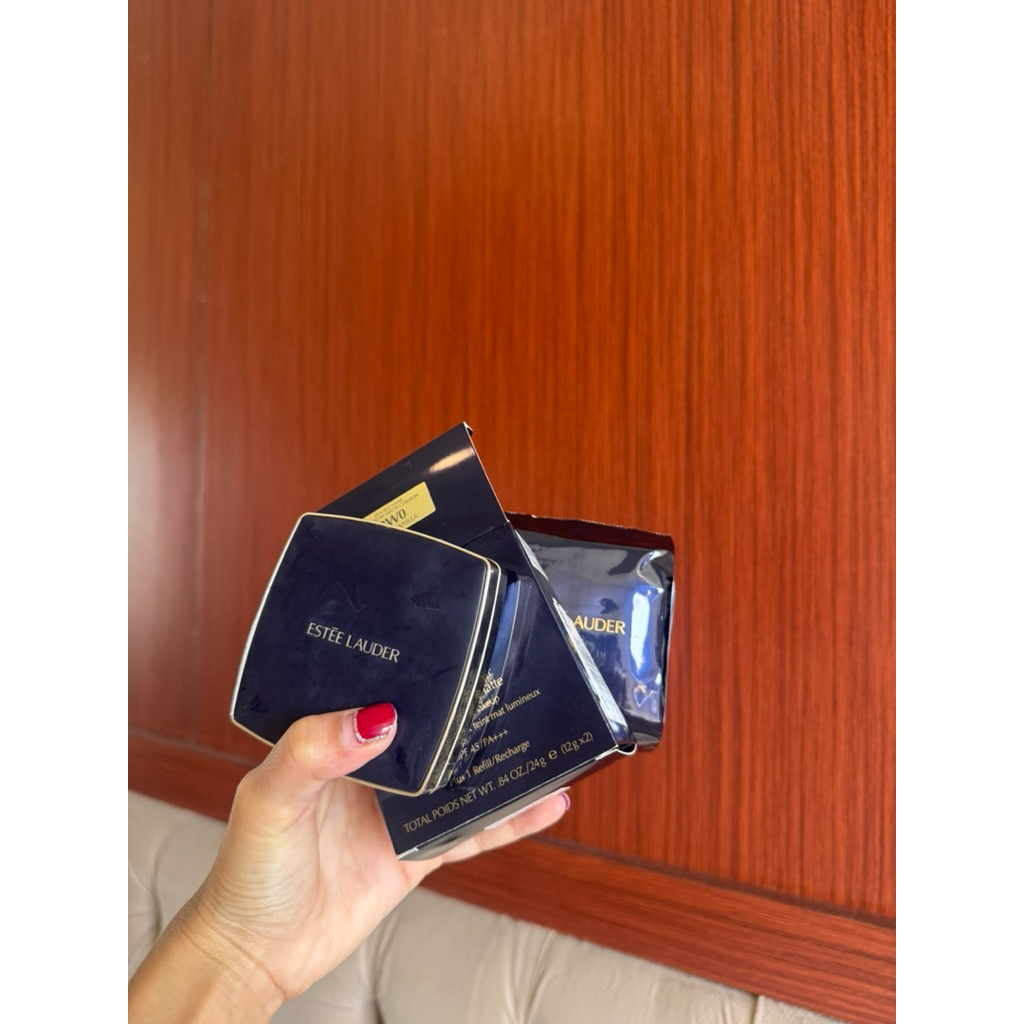 Cushion Estee Lauder Baru cushion set refill , shade warm vanilla