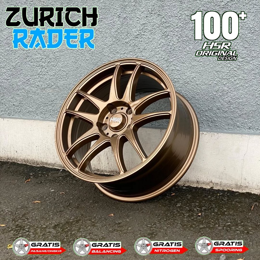 Velg Mobil Ring 17 Hsr Wheel Kamikaze R17 Pelek Xpander Rush Granmax Civic Fd Crv Hrv Stream
