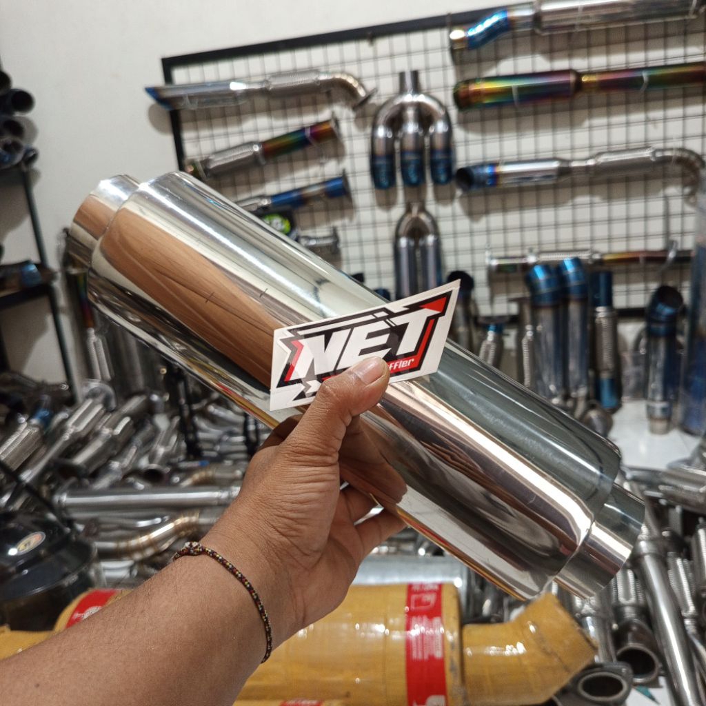 KNALPOT RESONATOR BUAT MOBIL BENSIN & SOLAR