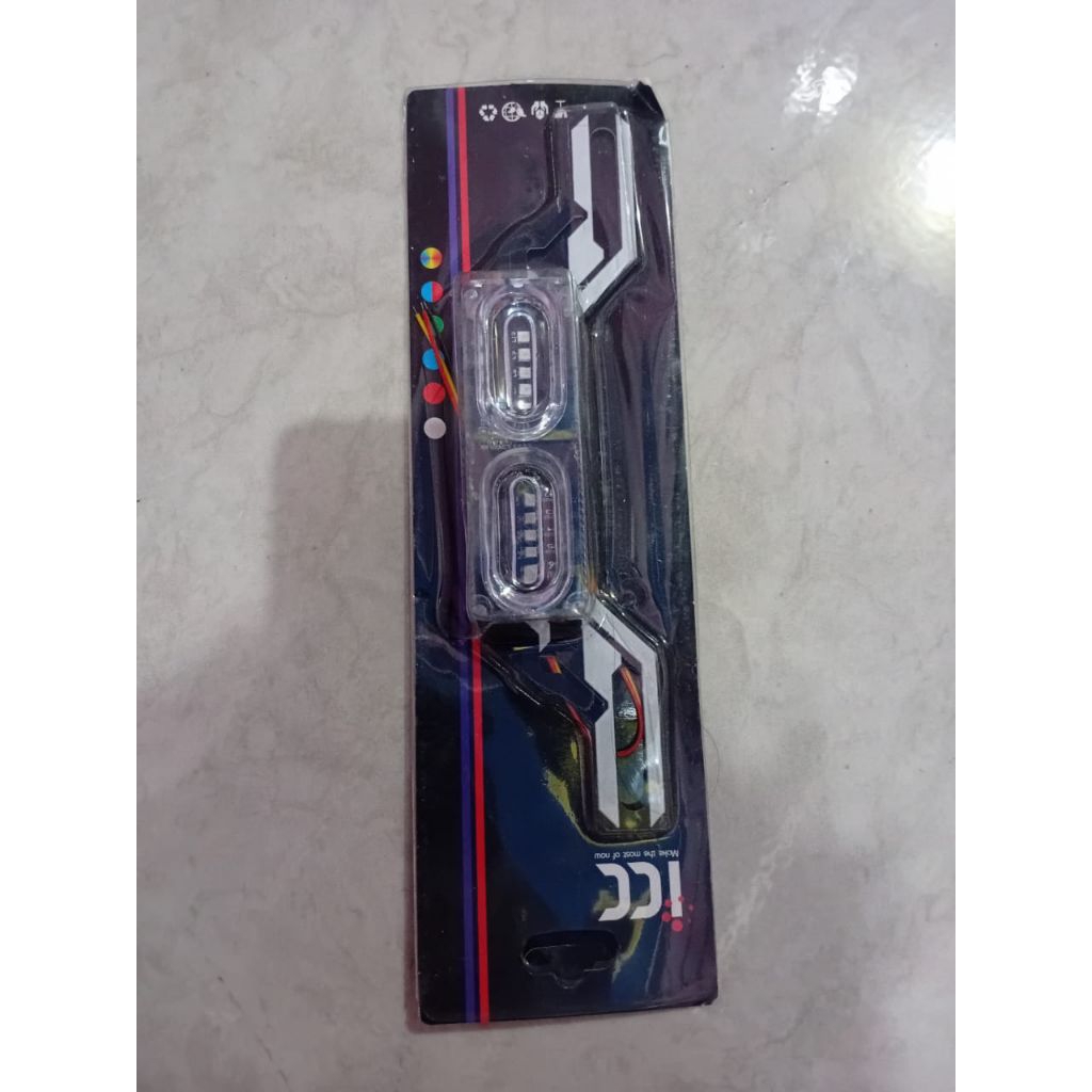 Lampu LED Breket plat 2 mata motor hjg 1 Lampu LED stop variasi hjg