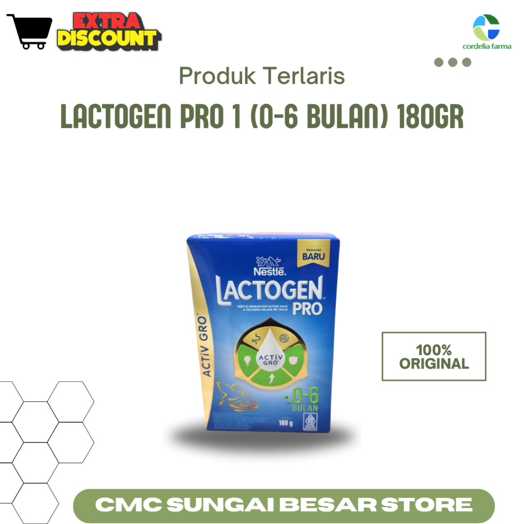 Lactogen Pro 1 (0-6 bulan) 180gr