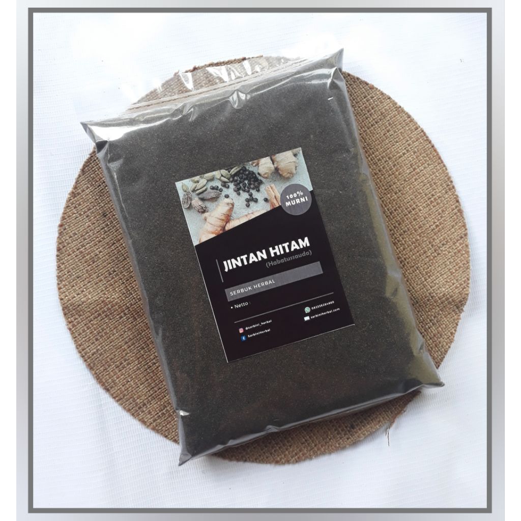 Jintan Hitam Bubuk / Serbuk Jintan Hitam Garansi Terjamin 100% Asli Murni / Simplisia Kering Jintan 
