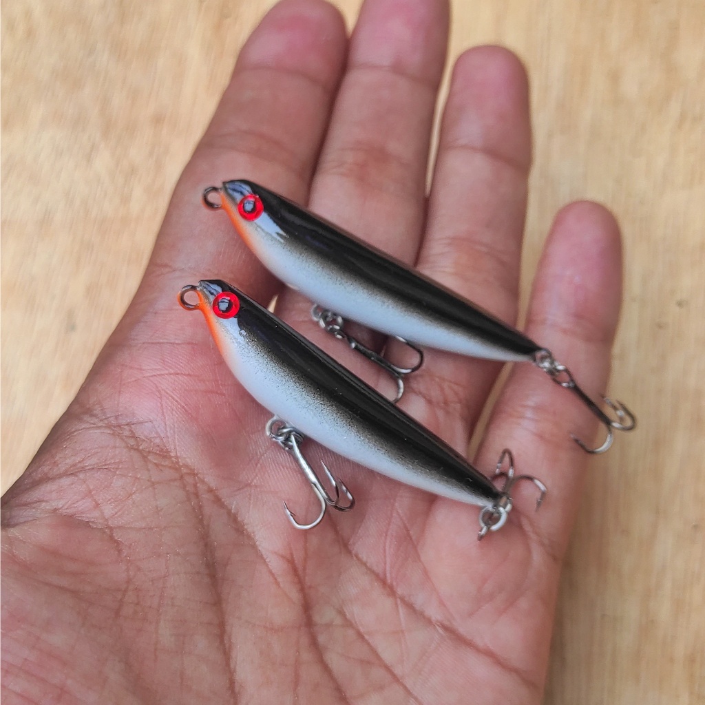 Lure Handmade WTD Bahan Kayu 52mm Dolphin Series