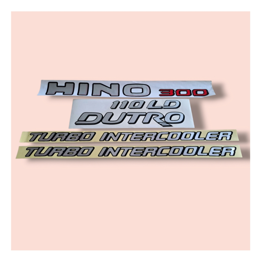 Stiker dutro 110LD / stiker hino dutro 110ld / stiker hino 300 dutro