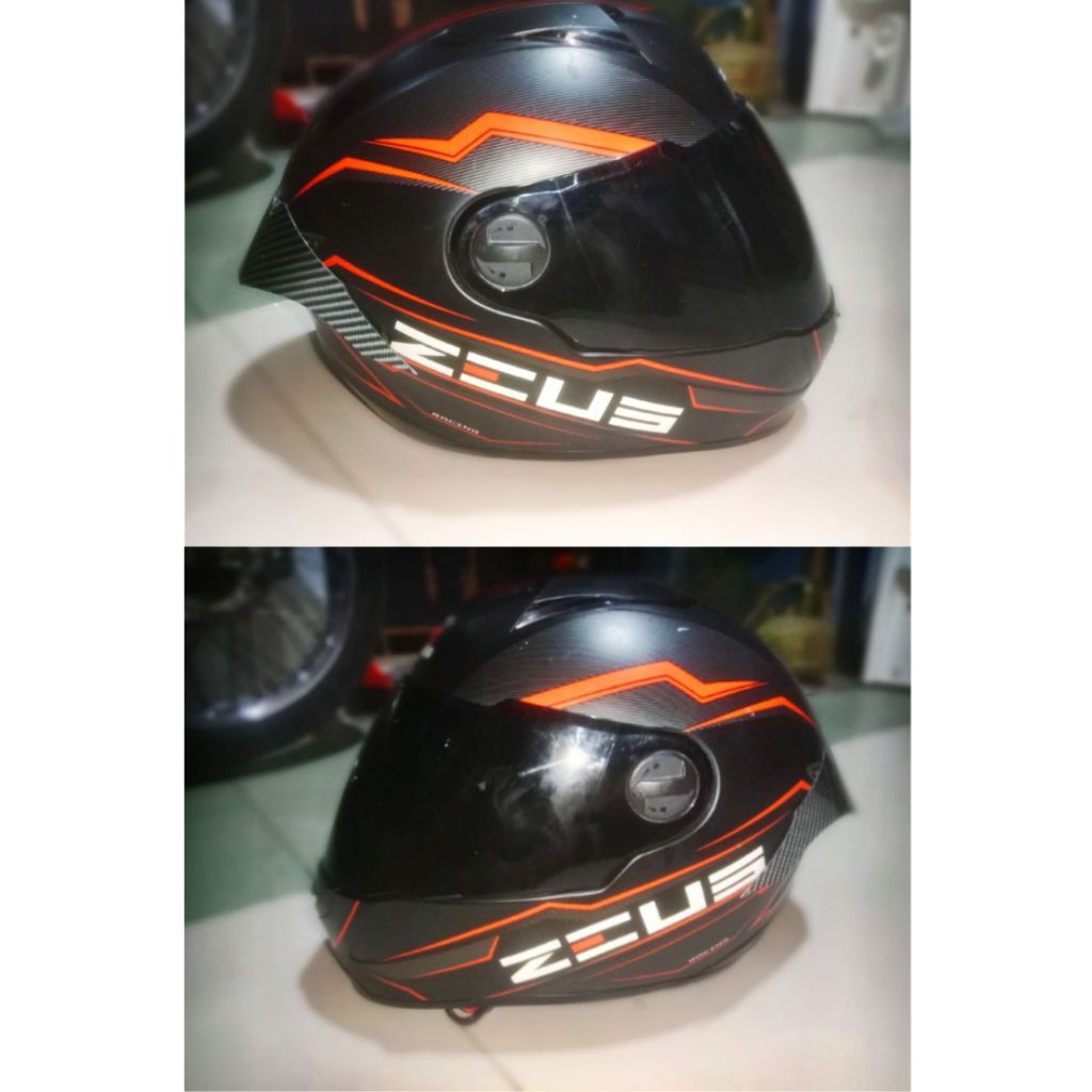 Helm Fullface Zeus Bekas Masih Mulus