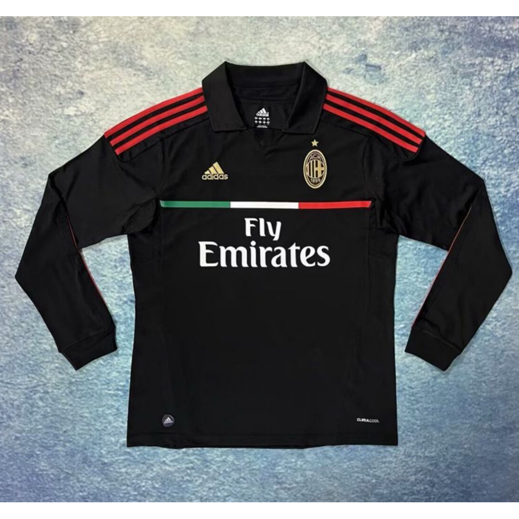 JERSEY AC MILAN RETRO 2011 2012 2013 2010 11 12 13 10 retro 3rd third longsleeve ls