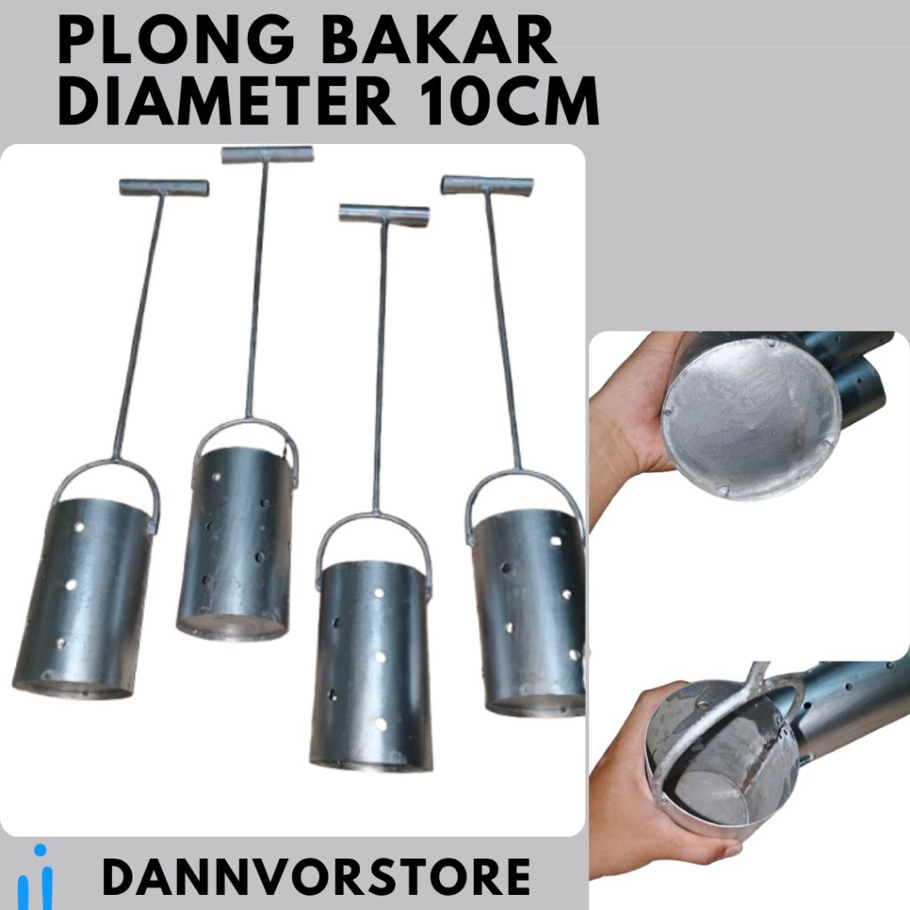 Plong mulsa bakar ukuran 10cm alat pelubang plastik mulsa