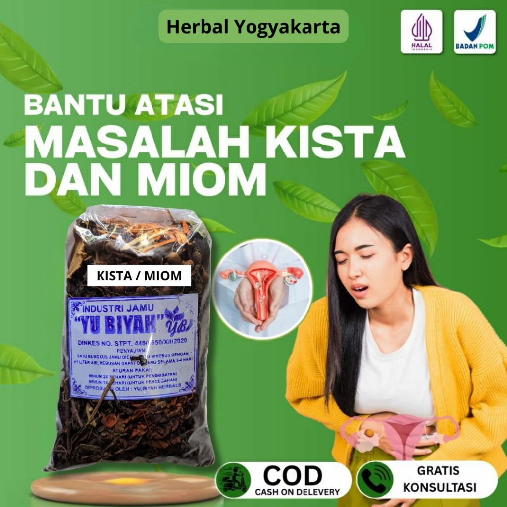 OBAT HERBAL KISTA MIOM | JAMU GODOK KISTA MIOM | OBAT KISTA MIOM ALAMI PALING AMPUH