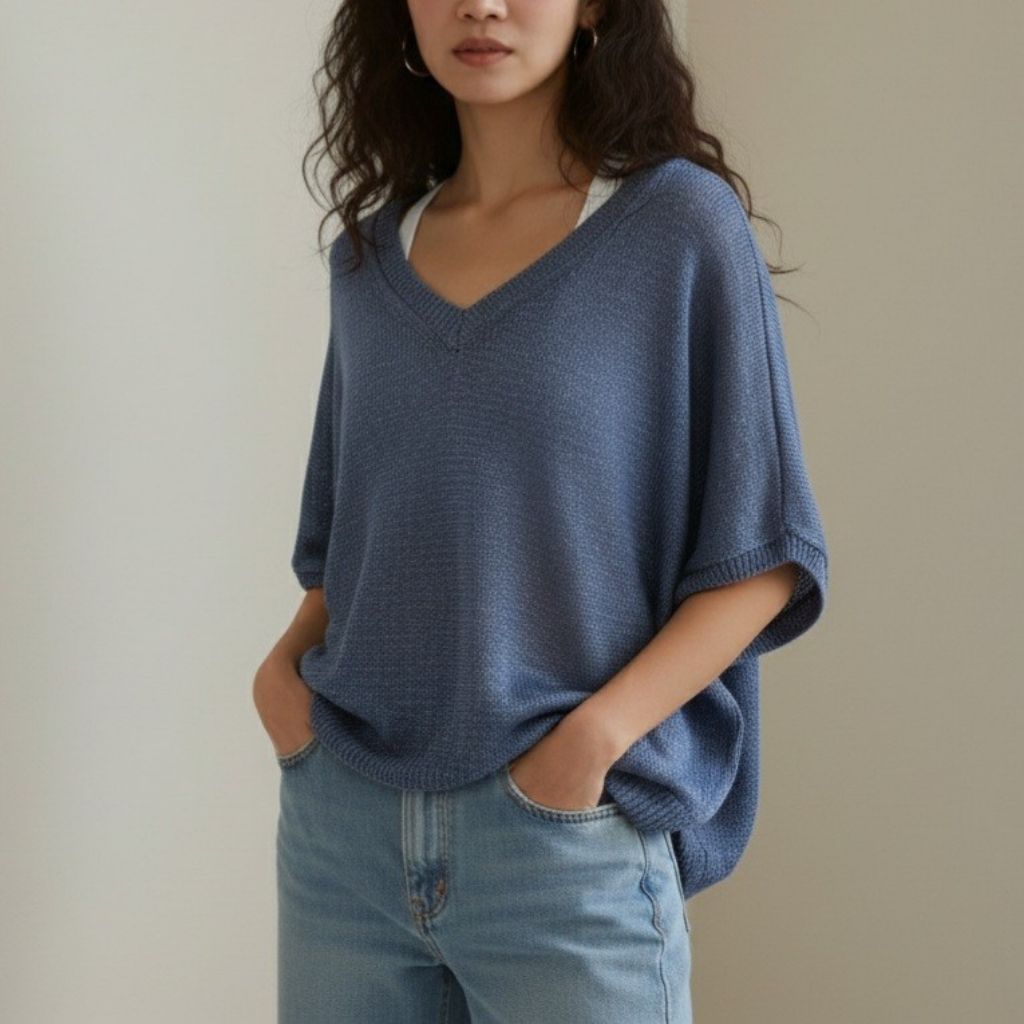 Preloved Massimo Dutti Oversize Linen Sweater