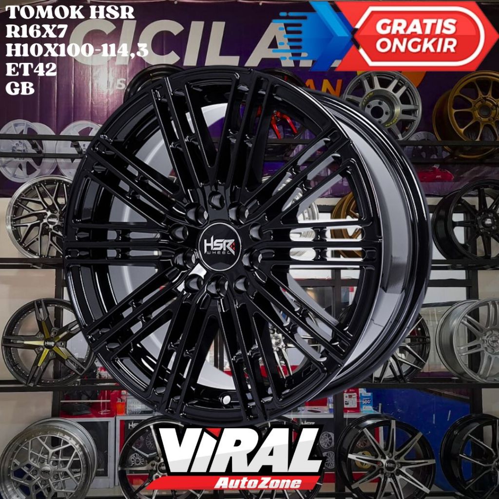 Velg Mobil Sienta, Xpander, New Avanza, Stargazer, HSR TOMOK Ring 16 R16 Murah