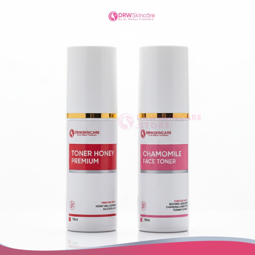 DRW Skincare Toner Wajah (Kulit Normal, Berminyak, Sensitif) 110 ml, 63 ml
