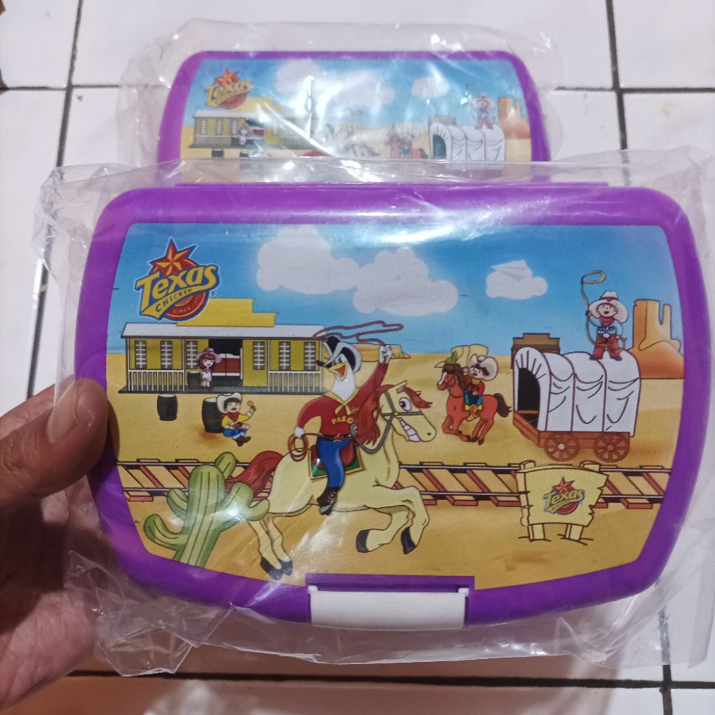 Vintage Texas Chicken Lunch Box Kotak Makan
